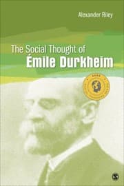 Tapa de The Social Thought Of Mile Durkheim
