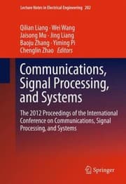 Tapa de Communications Signal Processing And Systems The 2012 Proceedings Of The International Conference On Communications Signal Processing And Systems