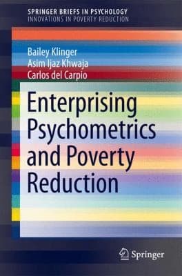 Tapa de Enterprising Psychometrics And Poverty Reduction