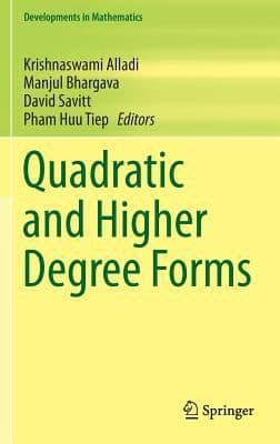 Tapa de Quadratic And Higher Degree Forms