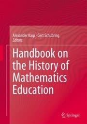 Tapa de Handbook On History Of Mathematics Education