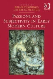 Tapa de Passions And Subjectivity In Early Modern Culture