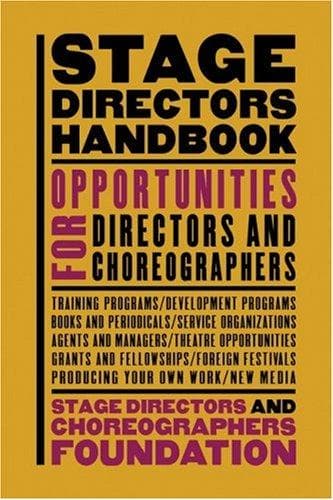 Tapa de The Stage Director's Handbook