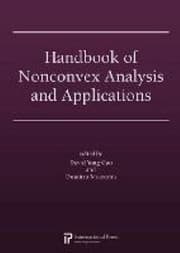 Tapa de Handbook Of Nonconvex Analysis And Applications