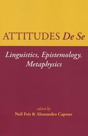 Tapa de Attitudes De Se Linguistics Epistemology Metaphysics