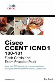 Tapa de Cisco Ccent Icnd1 100101 Flash Cards And Exam Practice Pack