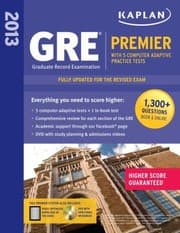 Tapa de Gre Graduate Record Examination Premier 2013