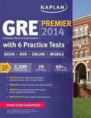 Tapa de Gre Graduate Record Examination Premier 2014