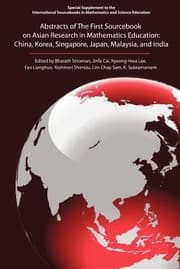 Tapa de The First Sourcebook On Asian Research In Mathematics Education China Korea Singapore Japan Malaysia And India