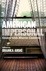 Tapa de American Impersonal Essays With Sharon Cameron