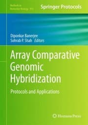 Tapa de Array Comparative Genomic Hybridization Protocols And Applications