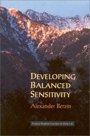 Tapa de Developing balanced sensitivity