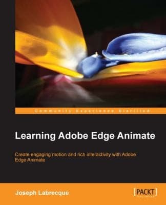 Tapa de Learning Adobe Edge Animate Creating Engaging Motion And Rich Interactivity With Adobe Edge Animate