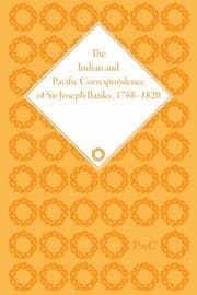 Tapa de The Indian And Pacific Correspondence Of Sir Joseph Banks 17681820