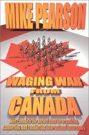 Tapa de Waging war from Canada