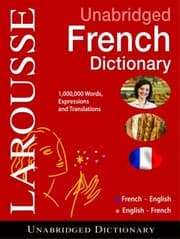 Tapa de Larousse Unabridged French Dictionary