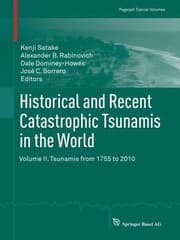 Tapa de Historical And Recent Catastrophic Tsunamis In The World Volume Ii Tsunamis From 1755 To 2010