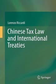 Tapa de Chinese Tax Law and International Treaties