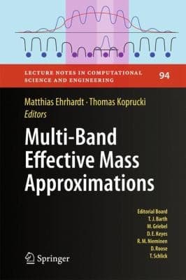 Tapa de Advanced Mathematical Models And Numerical Techniques For Multiband Effective Mass Approximations