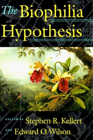 Tapa de The Biophilia hypothesis