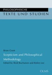 Tapa de Scepticism And Philosophical Methodology