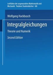 Tapa de Integralgleichungen Theorie Und Numerik Mit Beispielen Und Bungsaufgaben