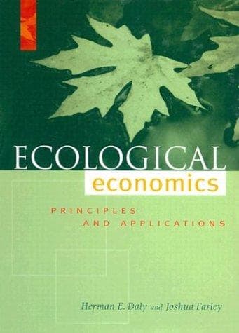 Tapa de Ecological economics