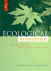 Tapa de Ecological economics