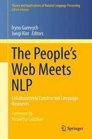 Tapa de The Peoples Web Meets Nlp Collaboratively Constructed Language Resources