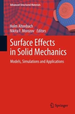 Tapa de Surface Effects In Solid Mechanics Models Simulations And Applications