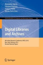 Tapa de Digital Libraries and Archives
Communications in Computer and Information Science