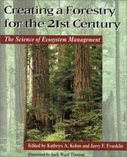 Tapa de Creating a Forestry for the 21st Century