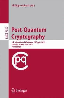Tapa de Postquantum Cryptography 5th International Workshop Pqcrypto 2013 Limoges France June 47 2013 Proceedings