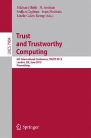 Tapa de Trust and Trustworthy Computing
Lecture Notes in Computer Science Security and Cryptology