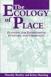 Tapa de The ecology of place