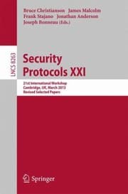 Tapa de Security Protocols
Lecture Notes in Computer Science Security and Cryptology