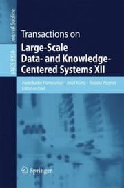 Tapa de Transactions on LargeScale Data and KnowledgeCentered Systems XII