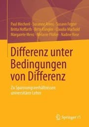 Tapa de Differenz Unter Bedingungen Von Differenz Zu Spannungsverhltnissen Universitrer Lehre