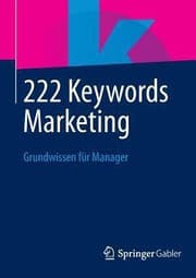 Tapa de 222 Keywords Marketing Grundwissen Fr Manager