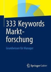 Tapa de 333 Keywords Marktforschung Grundwissen Fr Manager