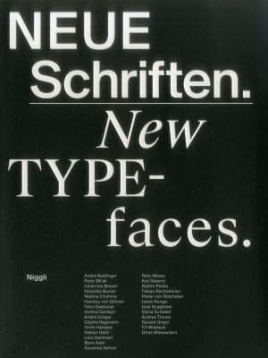Tapa de New Typefaces