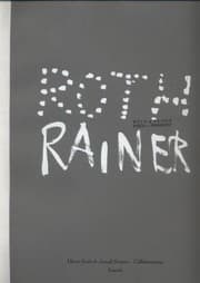 Tapa de Dieter Roth Arnulf Rainer Collaborations Roth Rainer Misch U Trennkunst On The Occasion Of The Exhibition Dieter Roth Arnulf Rainer Collaborations Hauser Wirth London 14 March 3 May 2014
