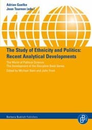 Tapa de The Study Of Ethnicity And Politics Recent Analytical Developments