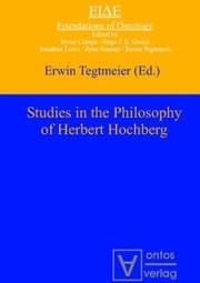 Tapa de Studies In The Philosophy Of Herbert Hochberg