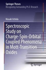 Tapa de Spectroscopic Study On Chargespinorbital Coupled Phenomena In Motttransition Oxides