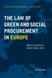Tapa de The Law Of Green And Social Procurement In Europe