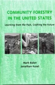 Tapa de Community forestry in the United States