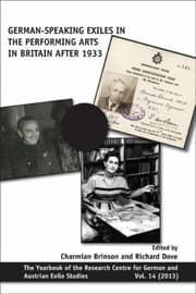 Tapa de Germanspeaking Exiles In The Performing Arts In Britain After 1933