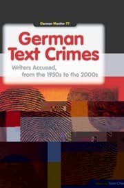 Tapa de German Text Crimes Writers Accused From The 1950s To The 2000s