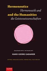 Tapa de Hermeneutics and the Humanities  Hermeneutik Und Die Geisteswissenschaften